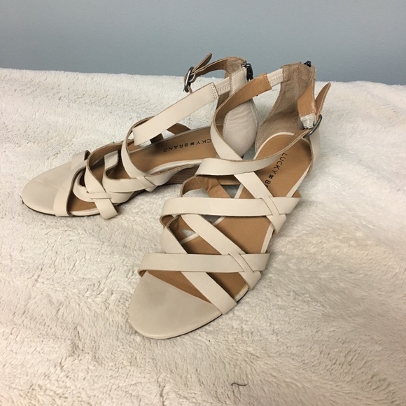 Lucky Brand Women's Jewelia Wedge Sandal in Roasted Cashew - Picture 5 of 7